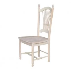 Unfinished Wood Sheaf Back Dining Chair (Set of 2) by International Concepts -International Concepts Sales unfinished international concepts dining chairs c 1602p 44 1000