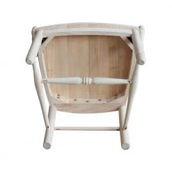 Unfinished Wood Sheaf Back Dining Chair by International Concepts -International Concepts Sales unfinished international concepts dining chairs c 1622 1d 1000