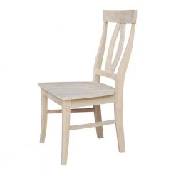 Verona Unfinished Wood Dining Chair (Set of 2) by International Concepts -International Concepts Sales unfinished international concepts dining chairs c 170p 44 1000