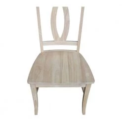 Verona Unfinished Wood Dining Chair (Set of 2) by International Concepts -International Concepts Sales unfinished international concepts dining chairs c 170p a0 1000