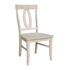 Verona Unfinished Wood Dining Chair (Set of 2) by International Concepts -International Concepts Sales unfinished international concepts dining chairs c 170p c3 1000
