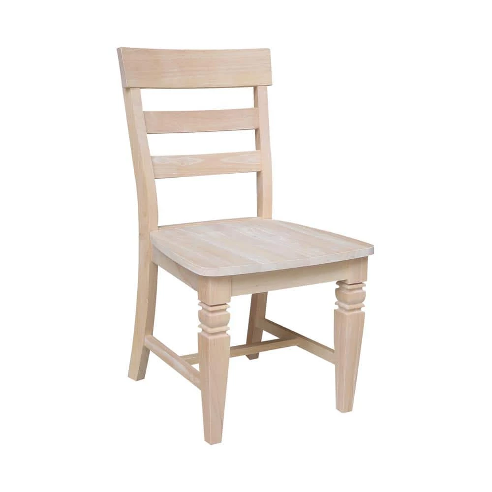 Unfinished Wood Dining Chair (Set of 2) by International Concepts 13 Unfinished Wood Dining Chair (Set of 2) by International Concepts - Image 13