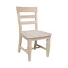 Unfinished Wood Dining Chair (Set of 2) by International Concepts