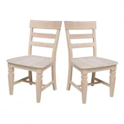 Unfinished Wood Dining Chair (Set of 2) by International Concepts 23 Unfinished Wood Dining Chair (Set of 2) by International Concepts -International Concepts Sales unfinished international concepts dining chairs c 19p fa 1000