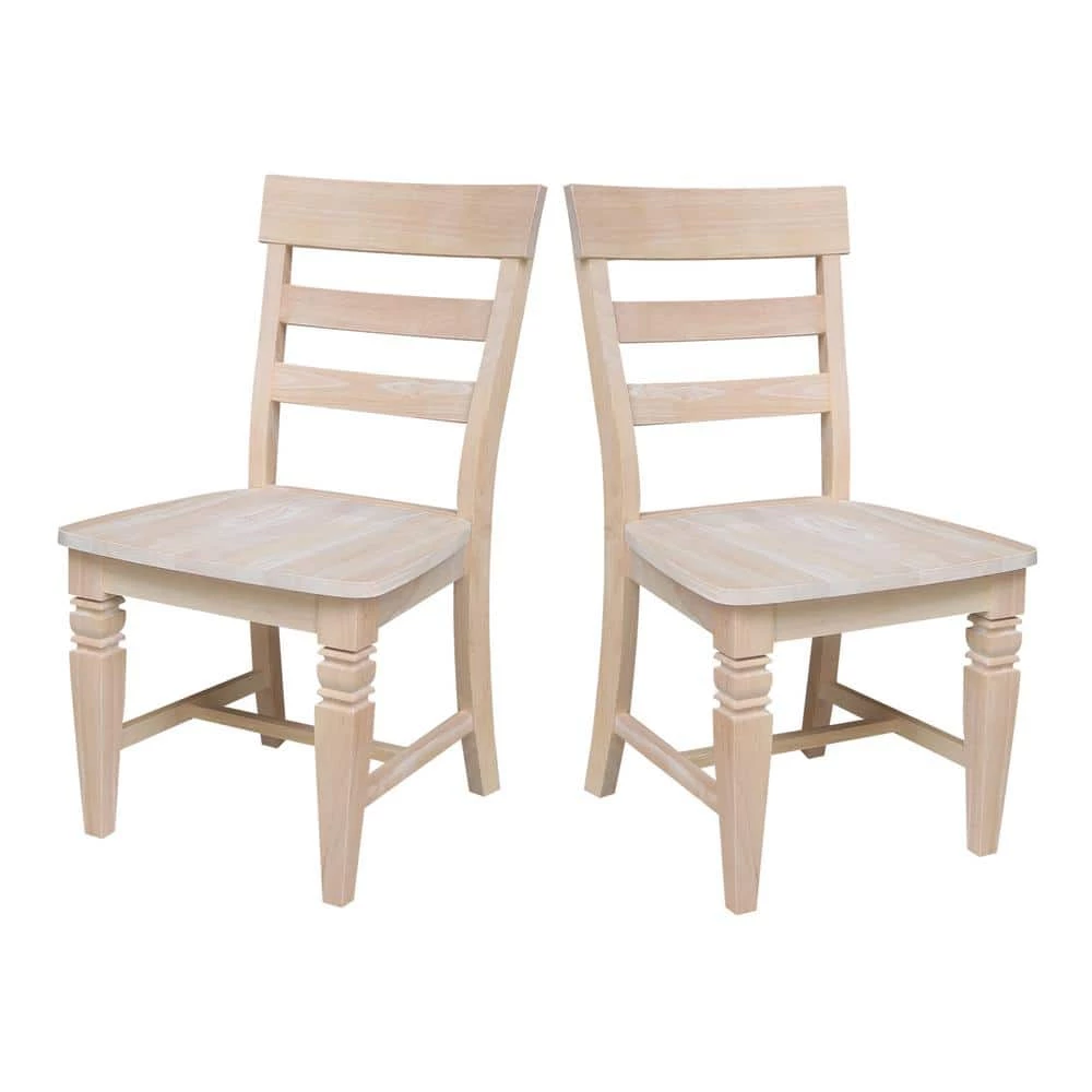 Unfinished Wood Dining Chair (Set of 2) by International Concepts 11 Unfinished Wood Dining Chair (Set of 2) by International Concepts - Image 11