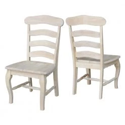 Unfinished Wood Dining Chair (Set of 2) by International Concepts 21 Unfinished Wood Dining Chair (Set of 2) by International Concepts -International Concepts Sales unfinished international concepts dining chairs c 219p 1f 1000