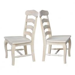 Unfinished Wood Dining Chair (Set of 2) by International Concepts 20 Unfinished Wood Dining Chair (Set of 2) by International Concepts -International Concepts Sales unfinished international concepts dining chairs c 219p 4f 1000