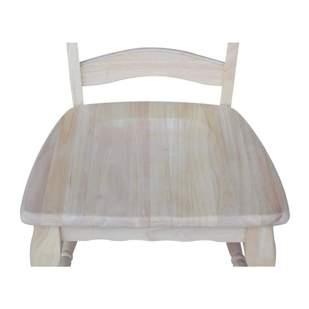 Unfinished Wood Dining Chair (Set of 2) by International Concepts 4 Unfinished Wood Dining Chair (Set of 2) by International Concepts - Image 4