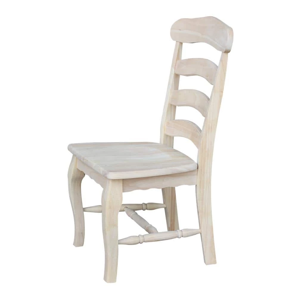 Unfinished Wood Dining Chair (Set of 2) by International Concepts 11 Unfinished Wood Dining Chair (Set of 2) by International Concepts - Image 11