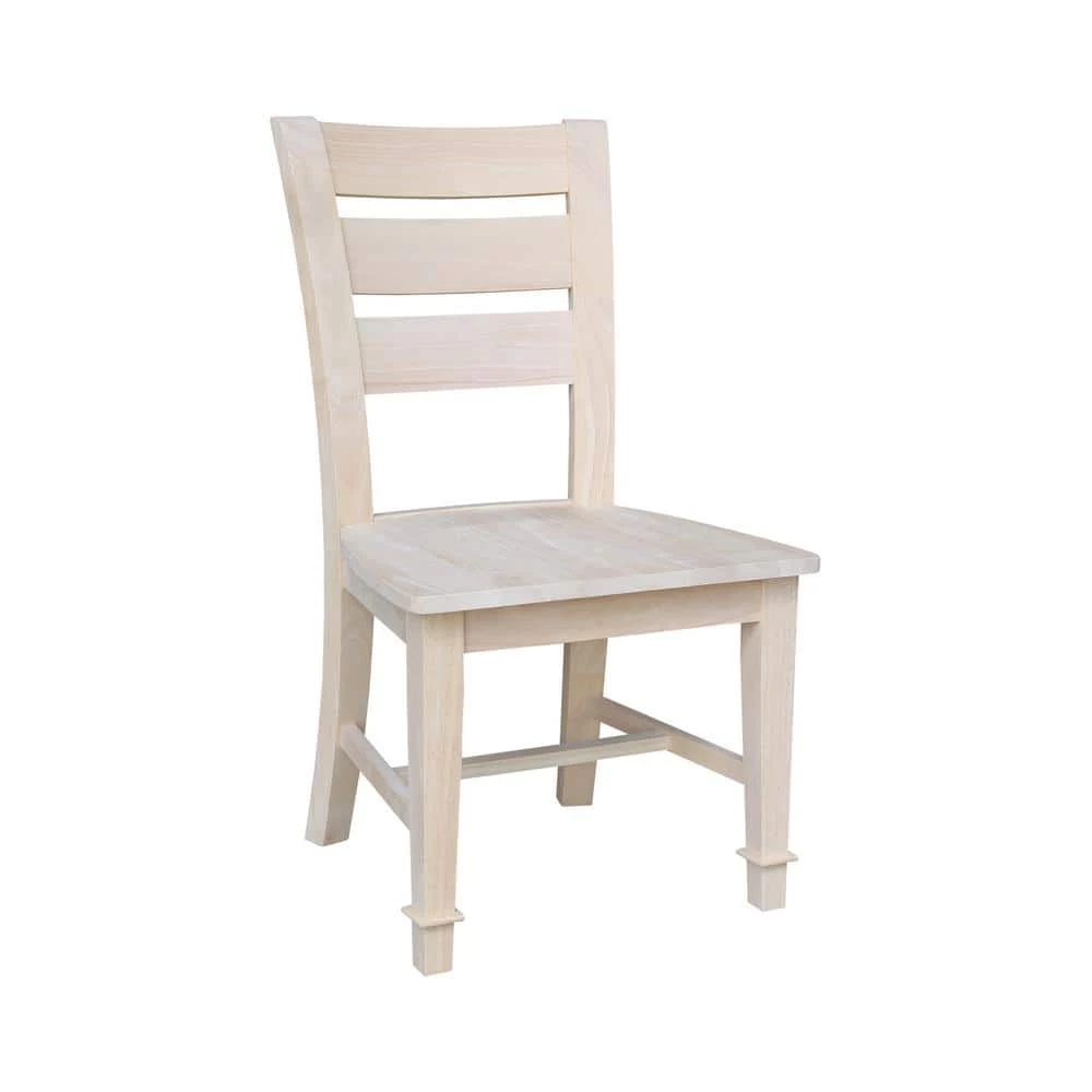 Tuscany Unfinished Wood Side Chair (Set of 2) by International Concepts 1 Tuscany Unfinished Wood Side Chair (Set of 2) by International Concepts