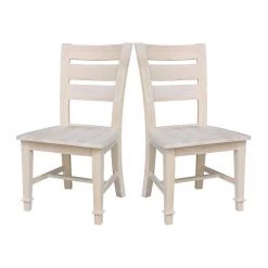 Tuscany Unfinished Wood Side Chair (Set of 2) by International Concepts 24 Tuscany Unfinished Wood Side Chair (Set of 2) by International Concepts -International Concepts Sales unfinished international concepts dining chairs c 29p 76 1000