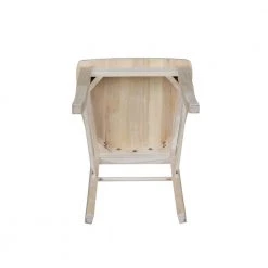 Unfinished Madrid Ladderback Dining Chairs (Set of 2) by International Concepts -International Concepts Sales unfinished international concepts dining chairs c 2p 1d 1000