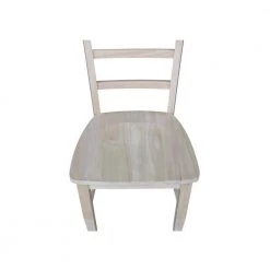 Unfinished Madrid Ladderback Dining Chairs (Set of 2) by International Concepts -International Concepts Sales unfinished international concepts dining chairs c 2p a0 1000