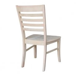 Roma Unfinished Wood Ladder Back Dining Chair (Set of 2) by International Concepts -International Concepts Sales unfinished international concepts dining chairs c 310p 66 1000