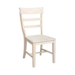 Hammerty Unfinished Wood Dining Chair (Set of 2) by International Concepts -International Concepts Sales unfinished international concepts dining chairs c 36p 31 1000