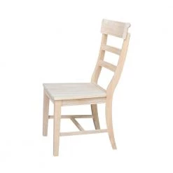 Hammerty Unfinished Wood Dining Chair (Set of 2) by International Concepts -International Concepts Sales unfinished international concepts dining chairs c 36p 44 1000