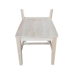 Hammerty Unfinished Wood Dining Chair (Set of 2) by International Concepts -International Concepts Sales unfinished international concepts dining chairs c 36p a0 1000