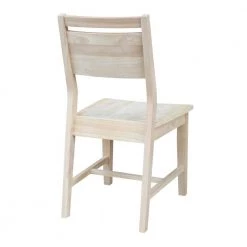 Mid-Century Modern Panel Back Unfinished Dining Chair (Set of 2) by International Concepts 14 Mid-Century Modern Panel Back Unfinished Dining Chair (Set of 2) by International Concepts -International Concepts Sales unfinished international concepts dining chairs c 3p 66 1000