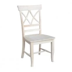 Lacy Unfinished Wood Dining Chair (Set of 2) by International Concepts -International Concepts Sales unfinished international concepts dining chairs c 43p 4f 1000