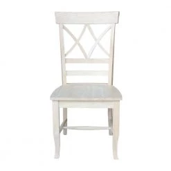 Lacy Unfinished Wood Dining Chair (Set of 2) by International Concepts