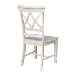 Lacy Unfinished Wood Dining Chair (Set of 2) by International Concepts -International Concepts Sales unfinished international concepts dining chairs c 43p 66 1000