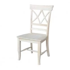 Lacy Unfinished Wood Dining Chair (Set of 2) by International Concepts -International Concepts Sales unfinished international concepts dining chairs c 43p c3 1000