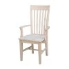 Unfinished Wood Mission Dining Chair by International Concepts