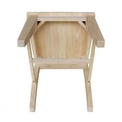 Canyon Unfinished Wood Double X-Back Dining Chair (Set of 2) by International Concepts -International Concepts Sales unfinished international concepts dining chairs c 47p 1d 1000