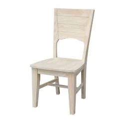 Canyon Unfinished Wood Dining Chair (Set of 2) by International Concepts -International Concepts Sales unfinished international concepts dining chairs c 48p 1f 1000
