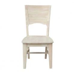 Canyon Unfinished Wood Dining Chair (Set of 2) by International Concepts -International Concepts Sales unfinished international concepts dining chairs c 48p 4f 1000