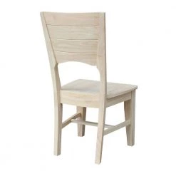 Canyon Unfinished Wood Dining Chair (Set of 2) by International Concepts -International Concepts Sales unfinished international concepts dining chairs c 48p 66 1000