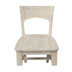 Canyon Unfinished Wood Dining Chair (Set of 2) by International Concepts -International Concepts Sales unfinished international concepts dining chairs c 48p 76 1000