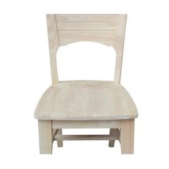 Canyon Unfinished Wood Dining Chair (Set of 2) by International Concepts -International Concepts Sales unfinished international concepts dining chairs c 48p a0 1000