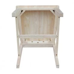 Mid-Century Modern Slat Back Unfinished Dining Chair (Set of 2) by International Concepts -International Concepts Sales unfinished international concepts dining chairs c 4p fa 1000