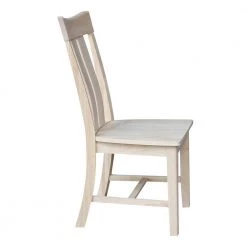 Amanda Unfinished Solid Wood Chair (Set of 2) by International Concepts -International Concepts Sales unfinished international concepts dining chairs c 58p 40 1000