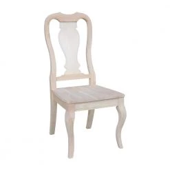 Unfinished Solid Wood Queen Anne Dining Side Chair (Set of 2) by International Concepts 12 Unfinished Solid Wood Queen Anne Dining Side Chair (Set of 2) by International Concepts -International Concepts Sales unfinished international concepts dining chairs c 910p c3 1000