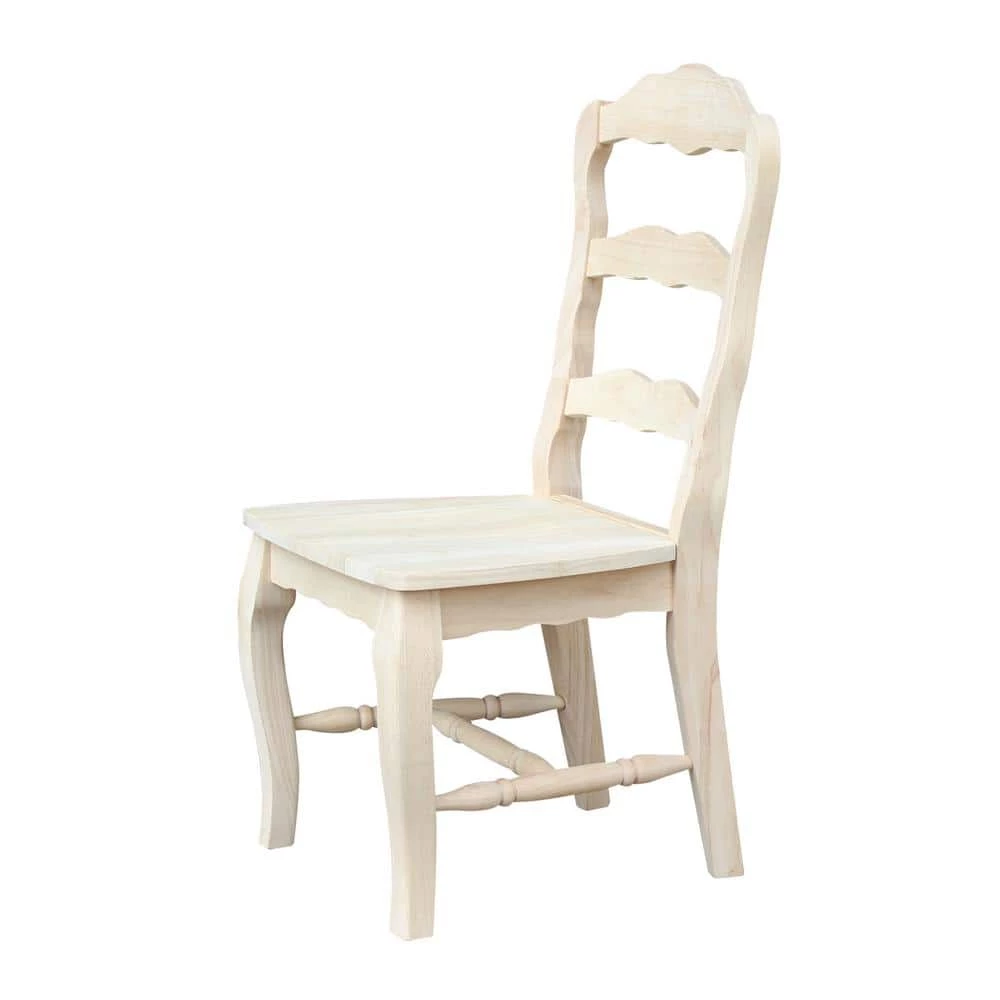 Versailles Unfinished Wood Side Chair (Set of 2) by International Concepts 9 Versailles Unfinished Wood Side Chair (Set of 2) by International Concepts - Image 9