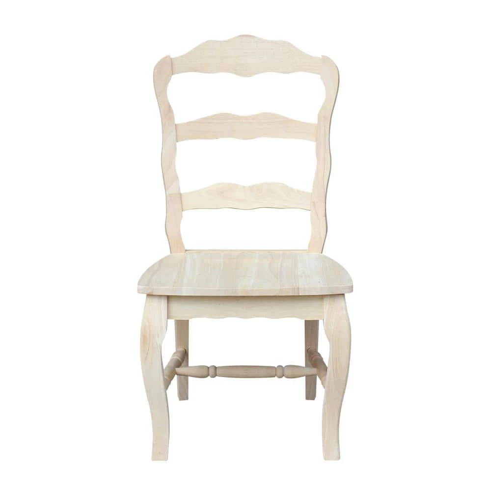 Versailles Unfinished Wood Side Chair (Set of 2) by International Concepts 1 Versailles Unfinished Wood Side Chair (Set of 2) by International Concepts