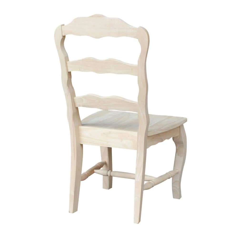 Versailles Unfinished Wood Side Chair (Set of 2) by International Concepts 5 Versailles Unfinished Wood Side Chair (Set of 2) by International Concepts - Image 5