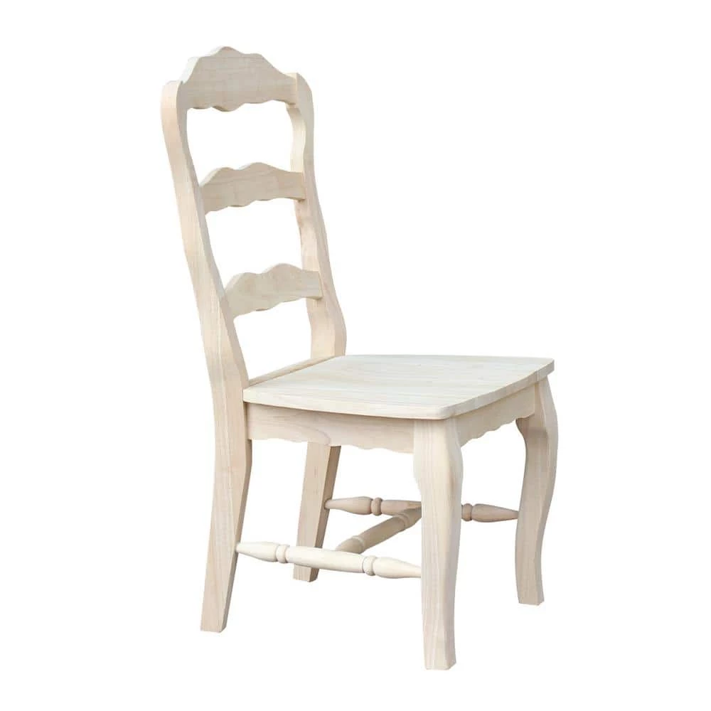 Versailles Unfinished Wood Side Chair (Set of 2) by International Concepts 10 Versailles Unfinished Wood Side Chair (Set of 2) by International Concepts - Image 10