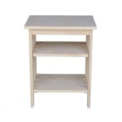 Unfinished End Table by International Concepts