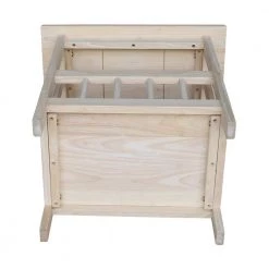 Unfinished Magazine End Table by International Concepts -International Concepts Sales unfinished international concepts end side tables 9836 1d 1000