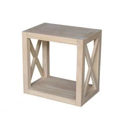 Hampton Unfinished Accent Table by International Concepts -International Concepts Sales unfinished international concepts end side tables ot 2013x 66 1000