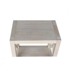 Hampton Unfinished Accent Table by International Concepts -International Concepts Sales unfinished international concepts end side tables ot 2013x a0 1000