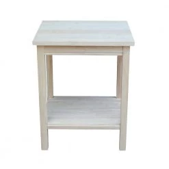 Portman Unfinished End Table by International Concepts -International Concepts Sales unfinished international concepts end side tables ot 41 1f 1000