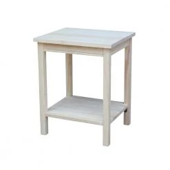 Portman Unfinished End Table by International Concepts -International Concepts Sales unfinished international concepts end side tables ot 41 44 1000