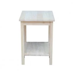 Portman Unfinished End Table by International Concepts -International Concepts Sales unfinished international concepts end side tables ot 41 4f 1000