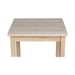 Portman Unfinished End Table by International Concepts -International Concepts Sales unfinished international concepts end side tables ot 42 a0 1000