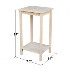 Portman Unfinished End Table by International Concepts -International Concepts Sales unfinished international concepts end side tables ot 42 c3 1000