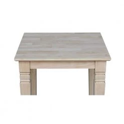 Java Unfinished End Table by International Concepts -International Concepts Sales unfinished international concepts end side tables ot 60e 4f 1000